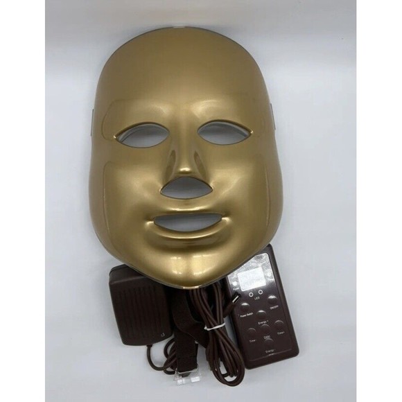 Gold LED Light Mask - Picture 5 of 9